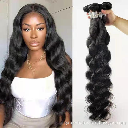 Cheap Brazilian Raw Virgin Cuticle Aligned Hair Bundles Body Wave Bundles Human Hair
